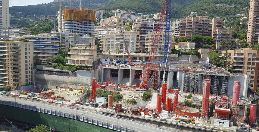 Vue aérienne du chantier Testimonio 2