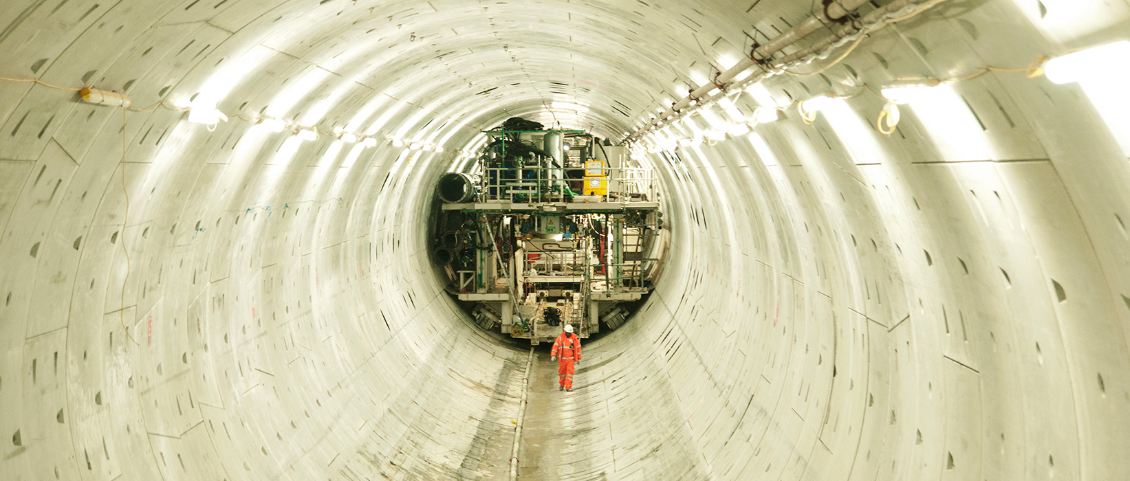 Lee Tunnel, une partie du réseau d'assainissement londonnien