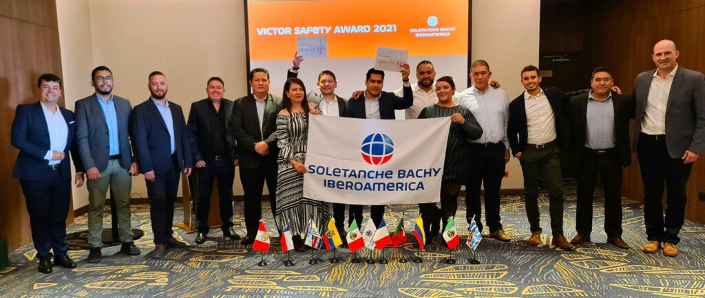 El equipo ganador de Soletanche Bachy Peru