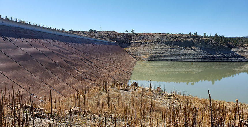 Nicholson Construction participe à la rénovation du barrage d'El Vado (Etats-Unis) par l'injection de coulis et la construction d'un rideau injecté