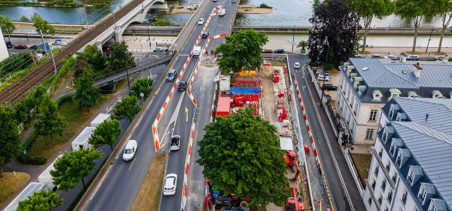 Injection Biocalcis pour le renforcement d'un pont en France