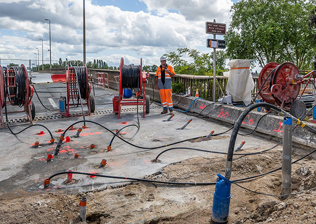 Procédé de réalisation d'une paroi moulée à l'Hydrofraise