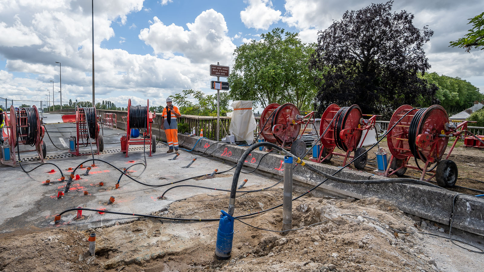 Biocalcis, pour renforcer les fondations du pont à Orléans