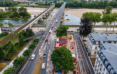 Confortement des fondations d'un pont par biocalcification