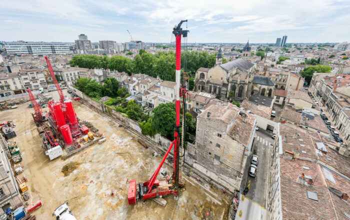 Chantier d'ilot Casteja à Bordeaux