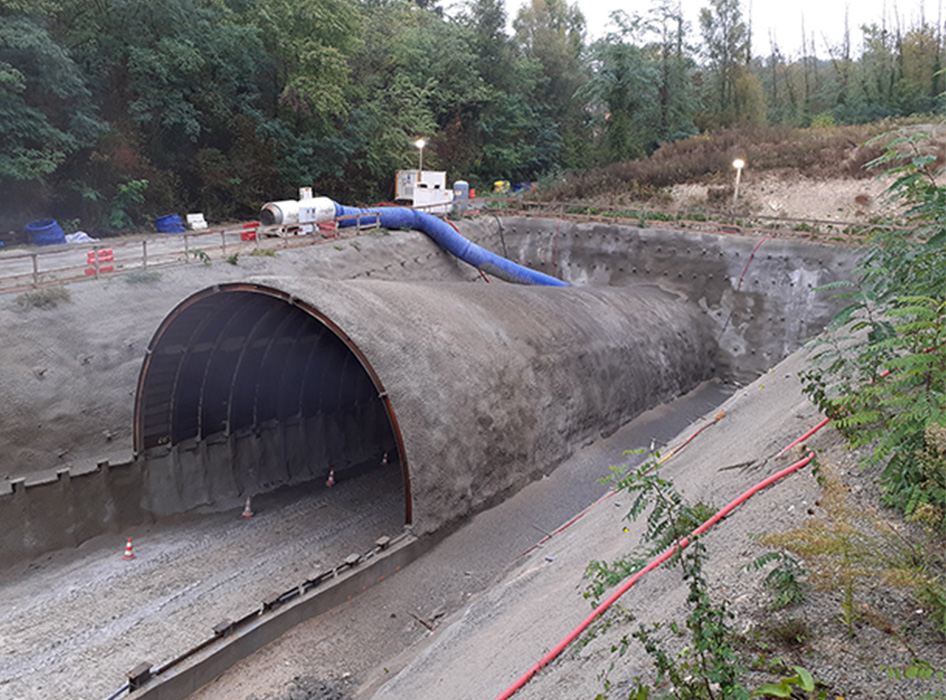 Soletanche Bachy Tunnels réalise une descenderie pour une future carrière souterraine à Cormeilles-en-Parisis